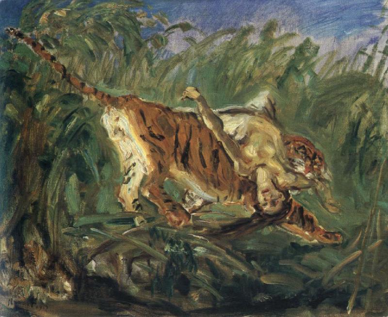 tiger in the jungle, Max Slevogt